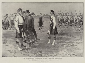 Preparativos para a guerra em Aldershot